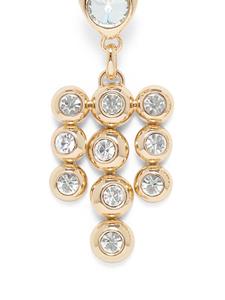 AREA crystal-embellished drop earrings - Goud