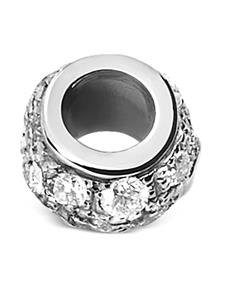 Dodo Rondella diamond-embellished single component - Zilver