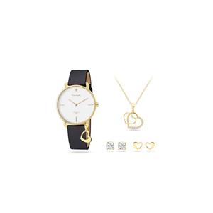 Pierre Cardin Gift Set Watch & Necklace & Earrings PCDX8464L23