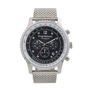 Krug Baümen Krug-Baumen Air Traveller Diamond 46mm 612303DS Heren Horloge