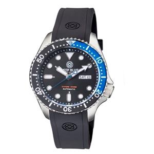Deep Blue Watches MILBTMNSIL Heren Horloge Automatic 44mm 300M
