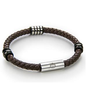 Monomen Men's Genuine Nappa Leather Bracelet MM10828SO