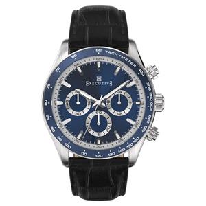 Executive Tweed Chronograph Staal 42mm | EX-1018-04