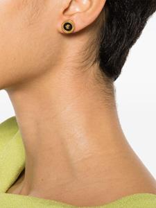 Versace Medusa Head enamel stud earrings - Goud