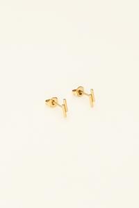 My jewellery Studs dubbele staafjes