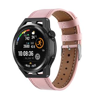 Strap-it Huawei Watch GT bandje leer (roze)