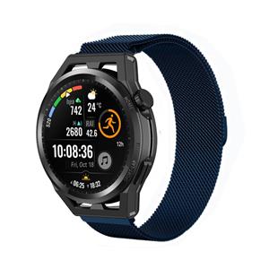 Strap-it Huawei Watch GT Milanese band (blauw)