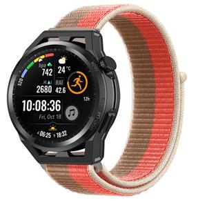 Strap-it Huawei Watch GT nylon band (pink pomelo)