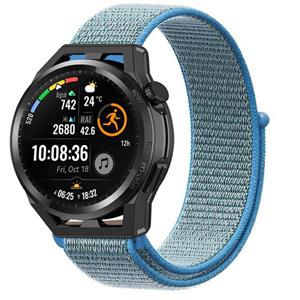 Strap-it Huawei Watch GT nylon band (blauw)