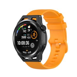 Strap-it Huawei Watch GT luxe siliconen bandje (oranje)