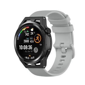 Strap-it Huawei Watch GT luxe siliconen bandje (grijs)