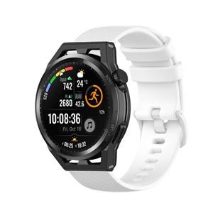 Strap-it Huawei Watch GT luxe siliconen bandje (wit)