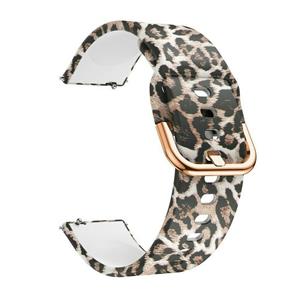 Strap-it Huawei Watch GT 2 42mm Lucky Leopard siliconen bandje