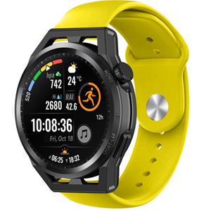 Strap-it Huawei Watch GT sport band (geel)