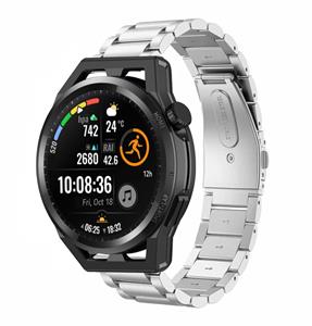 Strap-it Huawei Watch GT stalen band (zilver)
