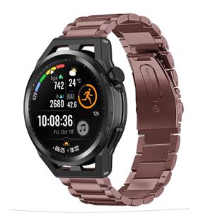 Strap-it Huawei Watch GT stalen band (brons-goud)