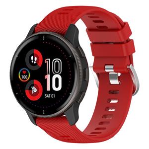 Strap-it Garmin Venu 2 Plus siliconen bandje (rood)