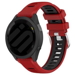 Strap-it Garmin  Vivoactive 5 sport gesp bandje (rood/zwart)