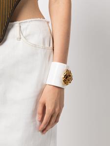 Blumarine Armband met roosdetail - Wit