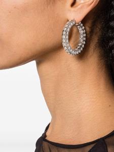 Amina Muaddi Jahlee hoop earrings - Zilver
