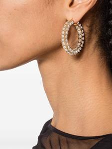 Amina Muaddi Jahlee hoop earrings - Goud