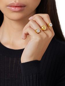 Versace Medusa crystal-embellished ring - Goud