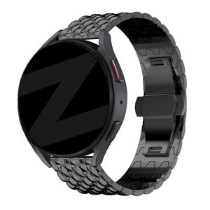 Bandz Amazfit GTS 3 stalen band 'Dragon' (zwart)