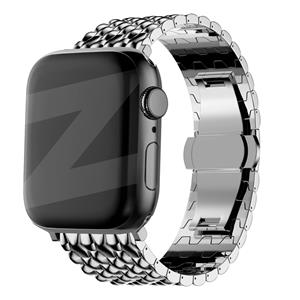Bandz Apple Watch stalen band 'Dragon' (zilver)