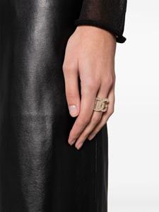 Dolce & Gabbana rhinestone-embellished open ring - Goud