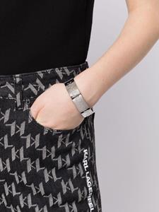 Karl Lagerfeld Armband met K/Karl-graveringen - Zilver