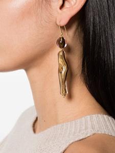 ISABEL MARANT sculpted drop earrings - Goud