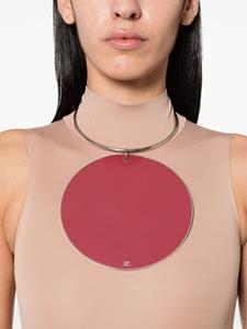 Courrèges Oversized halsketting - Rood