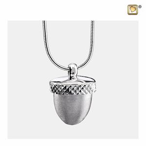 Urnwebshop Zilveren Ashanger Eikel, inclusief Design Slangencollier