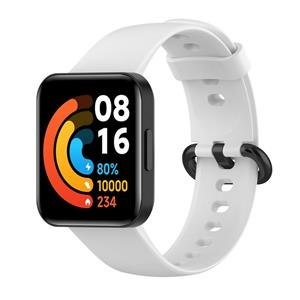 Strap-it Redmi Watch 2 (Lite) siliconen bandje (wit)