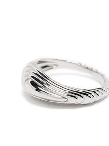 Missoma Ring met gewelfde knal - Zilver