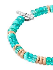 Dodo Rondelle beaded bracelet - Blauw