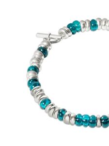 Dodo Rondelle beaded bracelet - Zilver