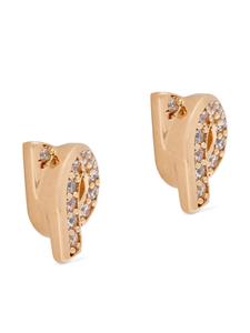 Ferragamo Giancini rhinestone-embellished stud earrings - Goud