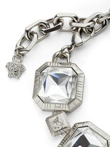 Versace Halsketting met kristal - Zilver