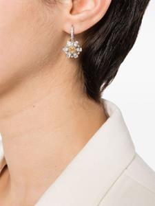 Swarovski Idyllia floral-motif earrings - Zilver