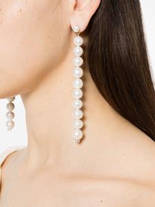 Magda Butrym pearl drop earrings - Wit