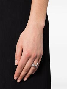 Swarovski Hyperbola zirconium-embellished ring - Wit