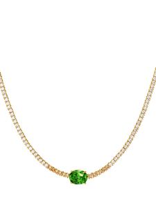 Roxanne Assoulin Emerald City cubic-zirconia necklace - Goud