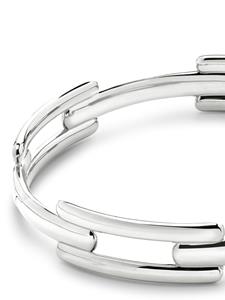 Monica Vinader Kenmerkende schakelarmband - Zilver