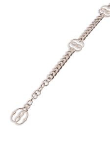 Bally Emblem-charm chain bracelet - Zilver