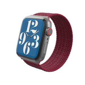 Gear4 Apple Watch Braided nylon bandje (bordeaux rood)