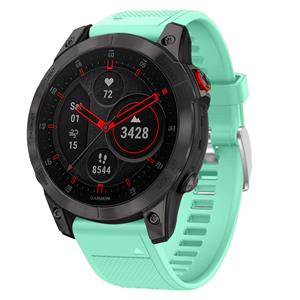 Strap-it Garmin Epix Gen 2 siliconen bandje (aqua)