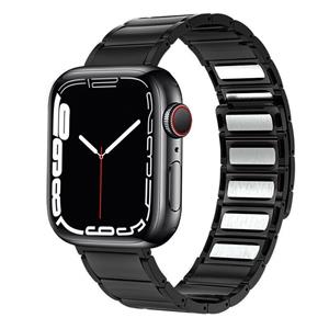 Strap-it Apple Watch luxe magnetische stalen band (zwart)