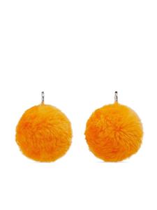 Marni pom-pom drop earrings - Oranje