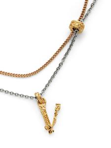 Versace Halsketting met dubbele ketting - Goud